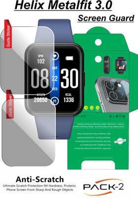 FINCH Edge To Edge Screen Guard for HELIX METALFIT 3.0(Pack of 2)