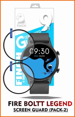 FINCH Nano Glass for FIRE BOLTT LEGEND SMARTWATCH(Pack of 2)