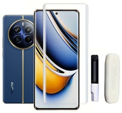NIMMIKA ENTERPRISES Nano Glass for Realme 12 Pro Plus 5G(Complete coverage | High-quality material | Ultra-thin design | UV-curing process | Superior clarity and brightness | Enhanced touch sensitivity)(Pack of 1)