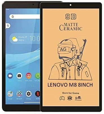 A-Allin1 Nano Glass for Lenovo Tab M8 8inch, Flexible Nano Matte Exact Camera Cut Edge to Edge Coverage(Pack of 1)