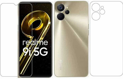 Guardor Nano Glass for Realme 9i 5G Tempered Glass Front and Back Full Glue Screen Protector Tempered Glass with 9H & Unbreakable Flexible Protector Back Guard for Realme 9i 5G(Pack of 2)
