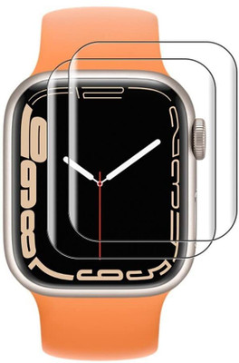 Munk Nano Glass for EMUNKS Screen Guard Tempered glass For Apple Watch Series 7 (45mm(Pack of 1)
