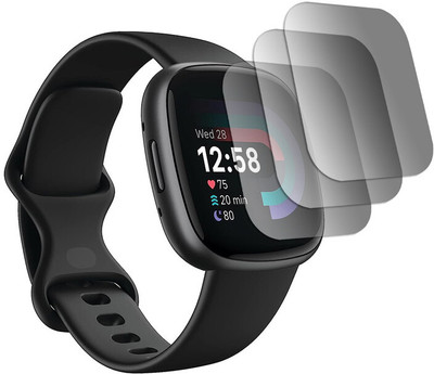 hirdesh Nano Glass for Fitbit Versa 4(Pack of 3)