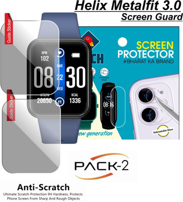 KANCHA Impossible Screen Guard for HELIX METALFIT 3.0(Pack of 2)