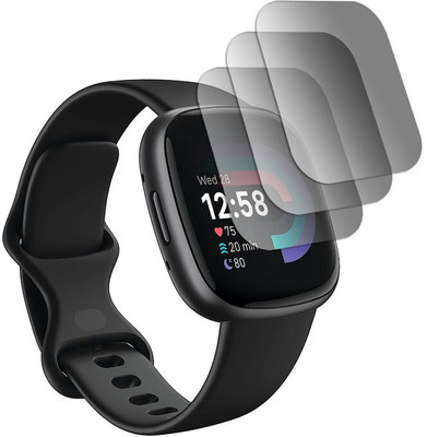 hirdesh Nano Glass for Fitbit Versa 4(Pack of 3)