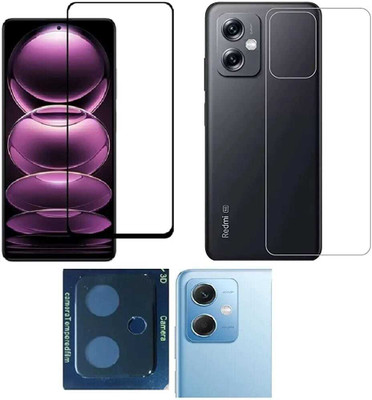 Guardor Nano Glass for Xiaomi Redmi Note 12 Pro Plus 5G Front and Ultra Thin Flexible Back Screen Guard With Camera Lens Protector,Front & Back Tempered with Camera Glass For Xiaomi Redmi Note 12 Pro Plus [3 Pack](Pack of 3)