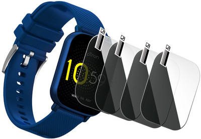 daffin Nano Glass for pTron Pulsefit F21 Plus(Pack of 4)