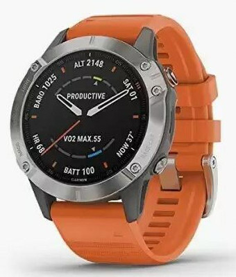 KONG FU MA SMARTWATCH Nano Glass for Garmin Fenix 6 Sapphire, Premium Multisport GPS Watch AX(Pack of 1)