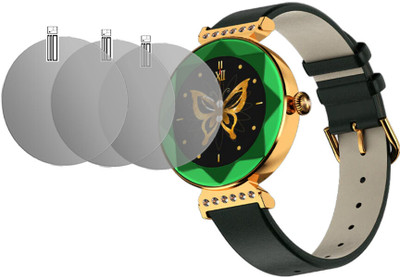 DOUMOF Nano Glass for Fire Boltt Emerald SMARTWATCH(Pack of 3)