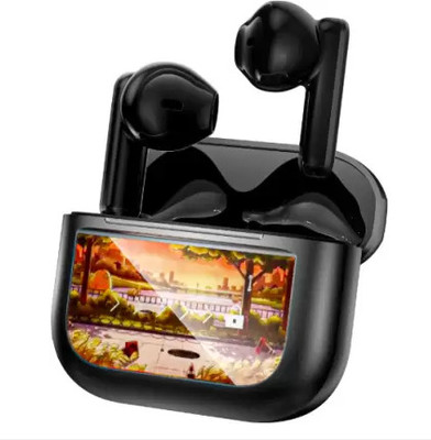 SUNMOON Nano Glass for Earstrick Earbuds TWS 5.1 Large Screen Dual LED Digital Display Touch Bluetooth Headphones Mini Compact Portable Sports Waterproof Stereo In Ear Earphones(Pack of 1) SUNMOON Nano Glass for Earstrick Earbuds TWS 5.1 Large Screen Dual LED Digital Display Touch Bluetooth Headphones Mini Compact Portable Sports Waterproof Stereo In Ear Earphones(Pack of 1)