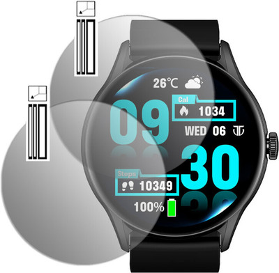 DOUMOF Screen Guard for Titan Evoke SMARTWATCH(Pack of 2)