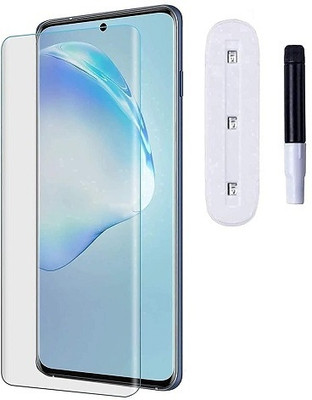 NIMMIKA ENTERPRISES Nano Glass for Vivo V27 Pro 5G(Complete coverage | High-quality material | Ultra-thin design | UV-curing process | Superior clarity and brightness | Enhanced touch sensitivity)(Pack of 1)