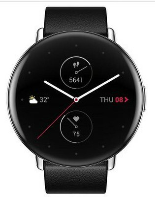 KONG FU MA Nano Glass for Amazfit Zepp E (Round) Smart Watch AT(Pack of 2)