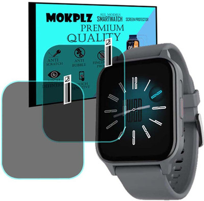 MOKPLZ Nano Glass for BOAT STORM CONNECT PLUS SMARTWATCH(Pack of 2)