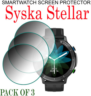 YCHROZE Nano Glass for Syska Stellar(Pack of 3)