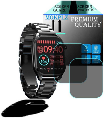 MOKPLZ Nano Glass for PEBBLE COSMOS VOGUE SMARTWATCH(Pack of 2)