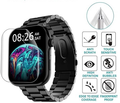 Pushpa Edge To Edge Tempered Glass for CULTSPORT Ranger XR 1.43 AMOLED Smartwatch nn - Copy (11)(Pack of 2)
