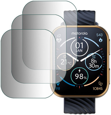 hirdesh Nano Glass for Motorola Moto Watch 200(Pack of 3)