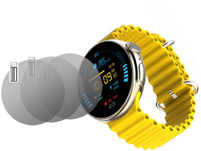 DOUMOF Nano Glass for Fire Boltt Asteroid SMARTWATCH(Pack of 3)