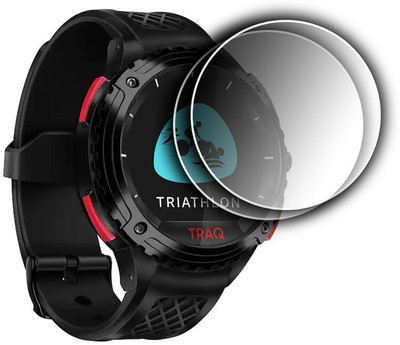 hirdesh Nano Glass for Titan TRAQ Triathlon 1.34(Pack of 2)