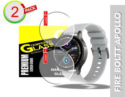 KANCHA Nano Glass for Newly Launched FIRE BOLTT APOLLO 1.43 INCH DISPLAY SCREEN GUARD