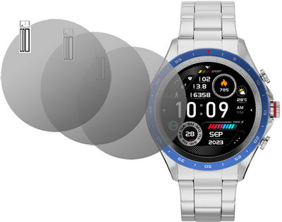 DOUMOF Nano Glass for Fire Boltt Solace SMARTWATCH(Pack of 3)