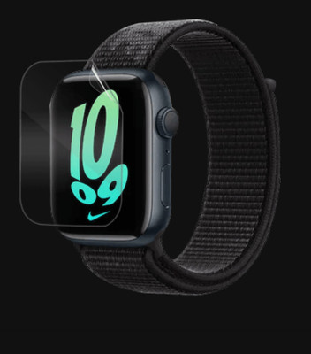 THJDG Edge To Edge Tempered Glass for Apple Watch Series 7 Screen Protector - Copy (16)(Pack of 1)