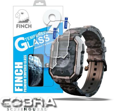 FINCH Nano Glass for FIRE BOLTT COBRA(Pack of 2)