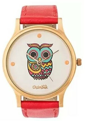 KONG FU MA Nano Glass for Chumbak Classic Owl Women s Wrist Watch - Red c(Pack of 2)