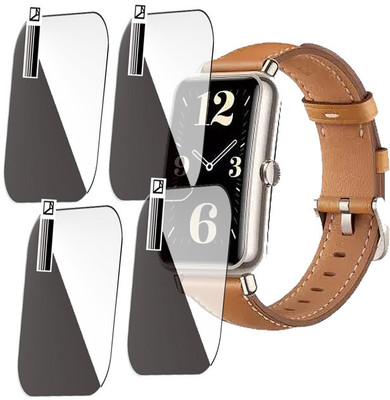 daffin Nano Glass for HUAWEI WATCH FIT 2(Pack of 4)