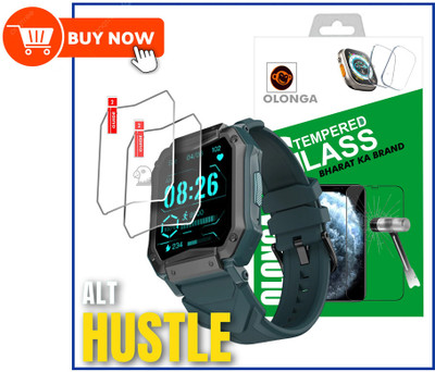 KANCHA Nano Glass for ALT HUSTLE SMART WATCH CALLING(Pack of 2)