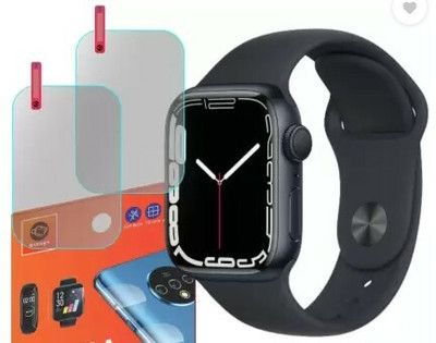 Munk Nano Glass for Apple Watch Series7 45MM AX(Pack of 1)