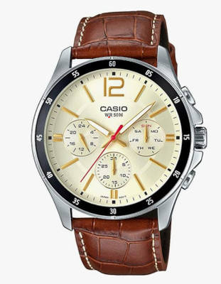 THJDG Nano Glass for Casio Enticer Analog Dial Watch (brown) - Copy (4)(Pack of 1)