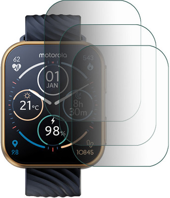 DOUMOF Nano Glass for Motorola Moto Watch 200 SCREEN(Pack of 3)