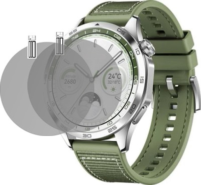 YCHROZE Nano Glass for Huawei Watch GT 4 46mm(Pack of 2)
