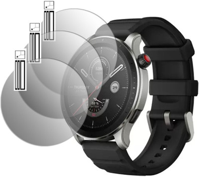 YCHROZE Nano Glass for AMAZFIT GTR 4(Pack of 3)