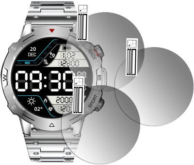 DOUMOF Nano Glass for Fire Boltt Grenade SMARTWATCH(Pack of 3)
