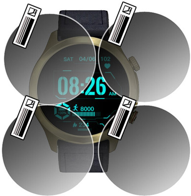 HIDEOUS Nano Glass for NoiseFit Twist Pro(Pack of 4)
