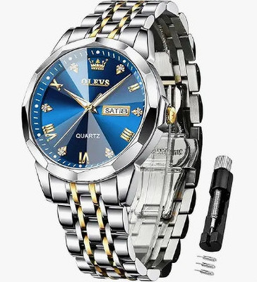 Varsha Nano Glass for OLEVS Watch for Men Analog Quartz Dress Diamond Business - Copy (2)(Pack of 1)