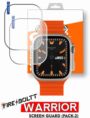 Olonga Nano Glass for FIRE BOLTT WARRIOR CALLING SMARTWATCH(Pack of 2)
