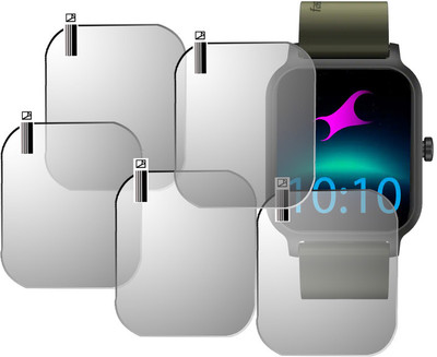 daffin Nano Glass for FASTRACK REFLEX BEAT PRO(Pack of 5)