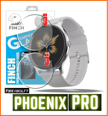 Olonga Nano Glass for FIRE BOLTT PHOENIX PRO SMART WATCH(Pack of 2)