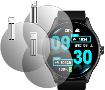 DOUMOF Screen Guard for Titan Evoke SMARTWATCH(Pack of 3)