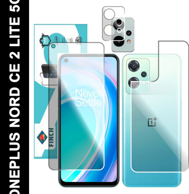KANCHA Front and Back Tempered Glass for ONEPLUS NORD CE 2 LITE 5G(Pack of 3)