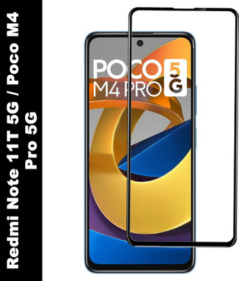 Colorfly Edge To Edge Tempered Glass for POCO M4 Pro 5G, Redmi Note 11T 5G(Pack of 1)