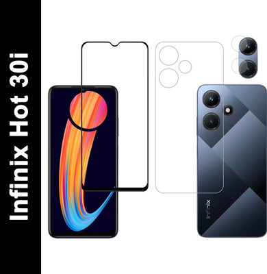 Ten To 11 Front and Back Tempered Glass for Infinix Hot 30i(Pack of 3)