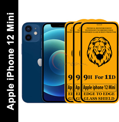 Dream Edge To Edge Tempered Glass for Apple iphone 12 Mini(Pack of 3)