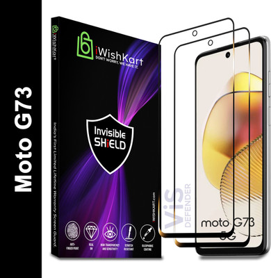 iWishKart Edge To Edge Tempered Glass for MOTOROLA G73, MOTOROLA G73 5G, MOTOROLA Moto G73, MOTOROLA Moto G73 5G, MOTOROLA g73(Pack of 2)