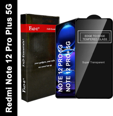 FAD-E Tempered Glass Guard for Redmi Note 12 Pro+ 5G, Redmi Note 12 Pro, Mi Redmi Note 12 Pro Plus 5G(Pack of 1)