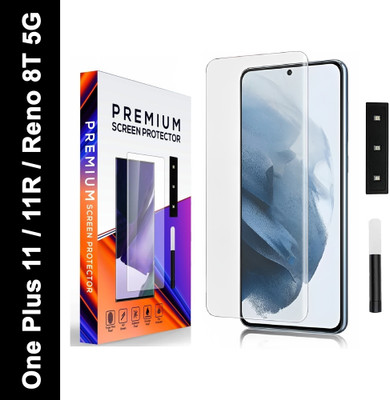 XTRENGTH Edge To Edge Tempered Glass for OnePlus 11R, OPPO Reno 8T 5G, OnePlus 11, OnePlus 11R 5G, OnePlus 11 5G(Pack of 1)